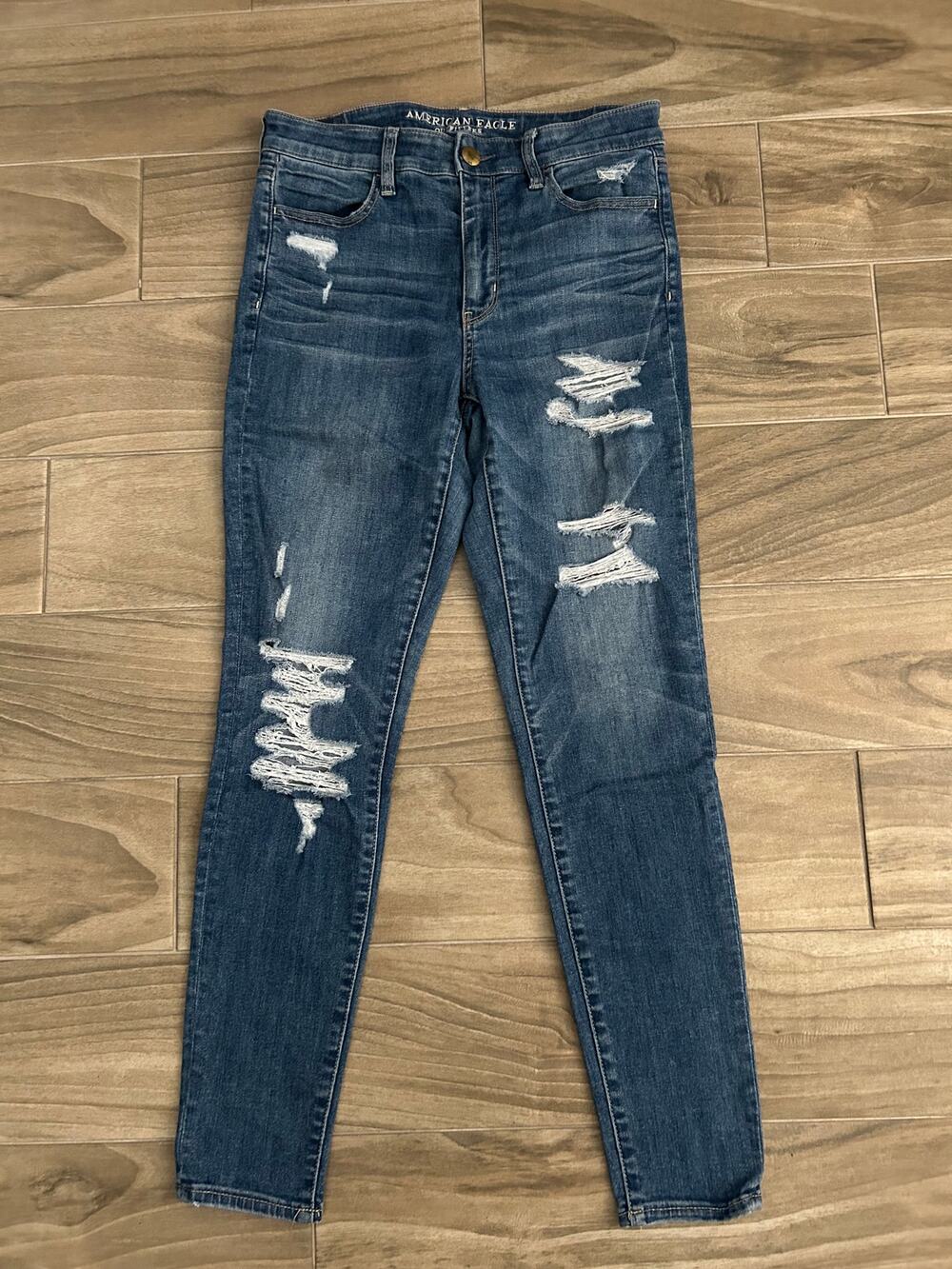 AMERICAN EAGLE OUTFITTERS HIGH-RISE JEGGING JEANS SIZE 8